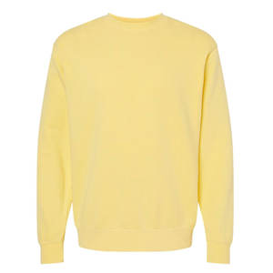 Sweat-shirt unisexe en coton épais à col rond avec broderie personnalisée en French Terry pour hommes - Product Image 1