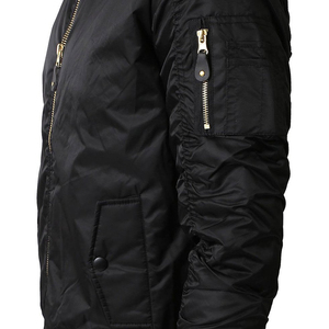 Chaqueta Bomber de Invierno para Hombre, de Lona, Impermeable, Cortavientos, Estilo Urbano, con Cierre de Cremallera, Cuello Alto, Venta al Por Mayor, Servicios OEM de Alta Calidad - Product Image 4