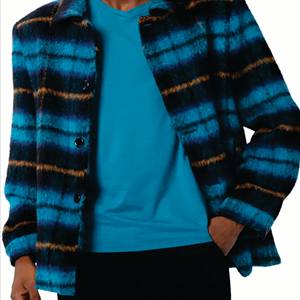 Chaqueta vaquera ligera informal personalizada para hombre Camisa elegante de verano con letras con tela Chaqueta vaquera para hombre a precio barato - Product Image 2