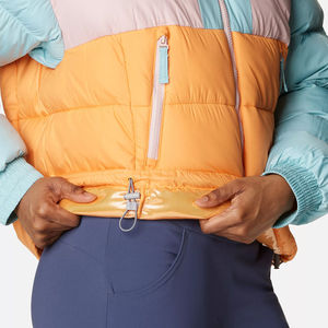 Cómoda chaqueta de burbujas de punto completo con cuello alto mangas largas característica transpirable precio al por mayor chaqueta de burbujas - Product Image 6