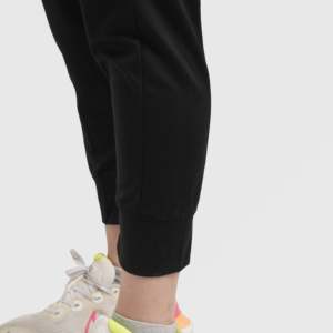 Pantalon décontracté respirant pour femme, taille haute, coupe crayon évasée, taille moyenne, XL, noir, pour l'automne - Product Image 5