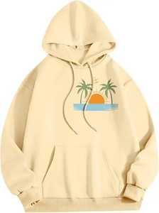 เสื้อสวมหัวขนแกะมีฮู้ดของผู้ชายเสื้อสวมหัวพิมพ์พัฟขนาด XL ระบายอากาศสีทึบล่าสุด - Product Image 5