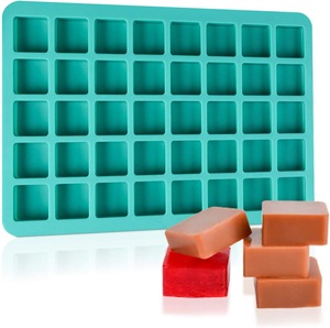 Molde de silicona cuadrado de 40 cavidades para caramelo, trufas de Chocolate, bombas de grasa, cubos de hielo de whisky, Fondant y caramelo duro hechos a mano - Product Image 2