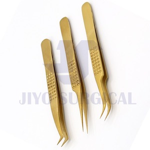 Meilleure vente pince à épiler d'extension de cils à 70 degrés en acier inoxydable de qualité supérieure avec pointe pointue en stock - Product Image 6