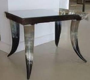 Direct Factory Luxury Indian Ox Horn Chair Handcrafted Cow Style Best Quality Polished Technique for Home Decor Natural <b>Crafts</b> - Product Image 6