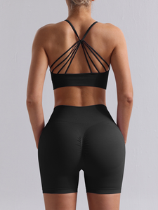 S137, ropa de Yoga sin costuras para correr, ropa deportiva seca, ropa ajustada transpirable para mujer, ropa deportiva para gimnasio, conjunto de Fitness para gimnasio - Product Image 5