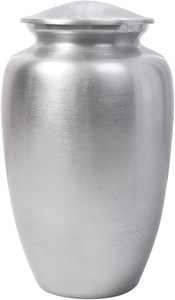Urna Funeraria Moderna de Diseño Clásico para Adultos, de Aluminio, Hecha a Mano, con Acabado Mate Esmaltado, Cilíndrica, Elegante, para Cenizas, Personalizable - Product Image 2