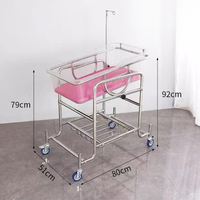 Lit de transport médical pour nourrissons, civière, mobilier pour bébés, berceau, lit de bébé, marque MTR, tube en acier laminé à froid, 82x79x45cm