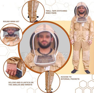 Ropa de trabajo 100% Poliéster Traje de mantenimiento de abejas hecho a medida Traje de mantenimiento de abejas más vendido - Product Image 3