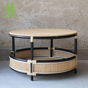 Muebles de Sala de Estar de la Mejor Calidad, Mesa de Centro de Ratán, Estilo Moderno, Hecho a Mano, Natural, Ecológico, Duradero, Artesanía HNH Vietnam - Product Image 1