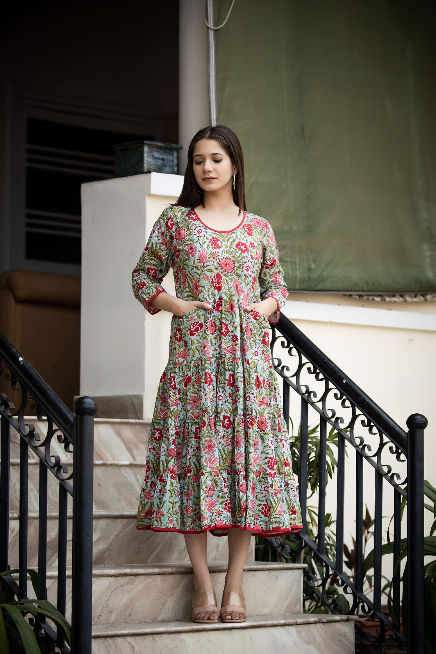 สีเขียว