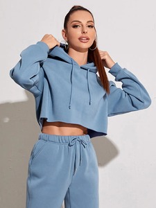 Sudaderas con capucha y sudaderas para mujer Conjunto de ropa suelta informal Sudadera con capucha de talla grande para adultos - Product Image 4