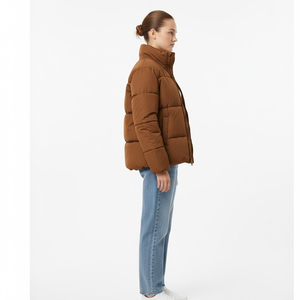 Veste matelassée pour femme sur mesure, fermeture éclair intégrale, capuche respirante, mode hiver, coton - Product Image 4