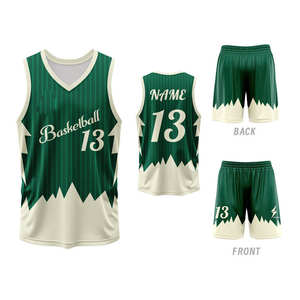 Uniformes de Baloncesto Personalizables de la Mejor Calidad, de Secado Rápido, con Estampado Luminoso, 100% Poliéster, para Todos los Equipos - Product Image 5