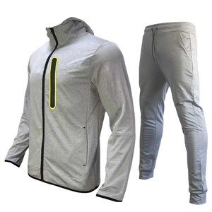 ชุดวอร์มวินเทจสองชิ้นสำหรับทุกเพศ ขายส่ง ผ้าฝ้าย 100% ซับในขนแกะ หนานุ่ม ทรงโอเวอร์ไซส์ มีเชือกผูก - Product Image 3