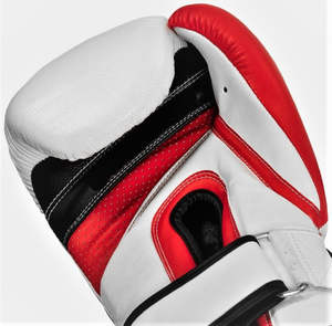 Gants de boxe professionnels 12oz 16oz 14oz en cuir imperméable avec logo personnalisé pour l'entraînement en extérieur, fermeture UV, directement de l'usine - Product Image 6