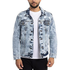 Chaqueta Vaquera con Estampado Personalizado de Última Moda para Hombre, Estilo Urbano, Ropa Casual para Hombre, Chaqueta Vaquera en Venta - Product Image 3