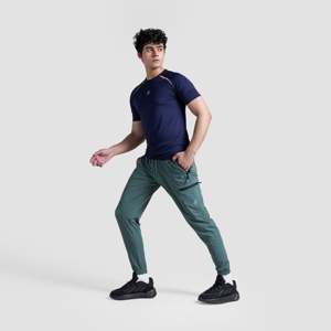 Camiseta Sense Aero Slim Fit Azul Marino, 100% Algodón Orgánico, Tejido de Punto de 200g, Serigrafía, 100% Poliéster, Camisetas Suaves y Cómodas - Product Image 4