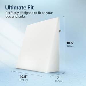 Frido Ultimate Wedge Cushion-Spun Fabric with <b>Foam</b> Filling Washable & Breathable - Product Image 4