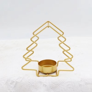 Star Shape Wire Gold Finished Candle <b>Holder</b> Suitable For Home Decoration Dining Table And Holiday Events Wholesale From India - Product Image 4