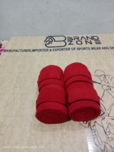 BRAND ZONE Equestrian 320 GSM Bandages de protection en polaire plus épais pour les jambes des chevaux blessés, produit de soin équestre - Product Image 4