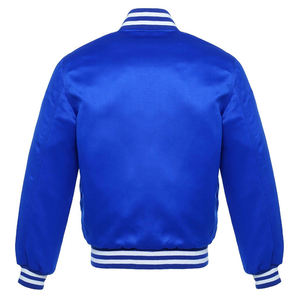 แจ็คเก็ตบอมเบอร์ผ้าซาตินนุ่มทำจากโพลีเอสเตอร์100% - Product Image 5