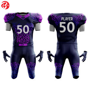Sublimation Printing Custom Design <b>Men</b> Wear Uniform Set American Football Tops American Football Jersey - Product Image 1