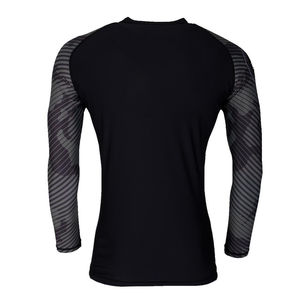 T-shirt de sport à manches longues pour homme, respirant, à séchage rapide, en polyester, imprimé numériquement, pour sublimation, modèle vierge du fabricant - Product Image 6