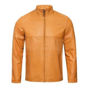 Wholesale OEM Service Custom Logo Breathable Windproof Men's <b>Leather</b> <b>Jacket</b> with Custom Colors <b>Winter</b> Season - Product Image 1