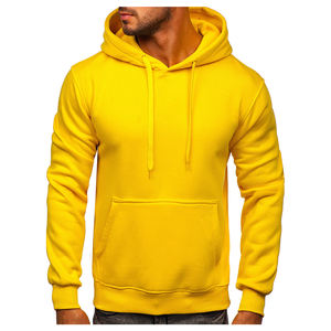 Sweats à capuche pour hommes Street Style Black Stone Wash Pull avec poche avant et capuche à cordon de serrage sweats à capuche lavés à l'acide avec logo - Product Image 2