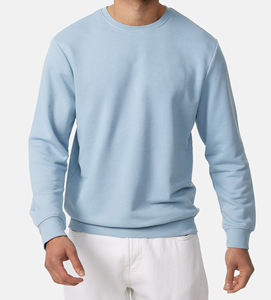 Sudadera con Capucha Básica para Hombre, 100% Algodón, Logotipo Bordado, Tejido Grueso de 500 g/m², Cómoda y Holgada - Product Image 4