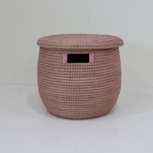 ตะกร้าเก็บของทรงกลมจากหญ้าทะเล ดีไซน์หรูหรา เป็นมิตรกับสิ่งแวดล้อม ผลิตอย่างประณีต ใช้งานได้หลากหลาย - Product Image 3