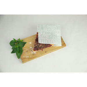 Sacchetti di Carta Antigrasso Stampati 15x15cm 35gsm, Apertura su Due Lati, Carta Professionale, 3000 Pezzi, B2B - Product Image 1