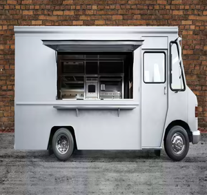 Nouveau en stock : Food truck à essence avec cuisine commerciale à vendre, options de cuisson intérieures flexibles, en fibre de verre, pour la vente de snacks. - Product Image 1