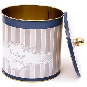 Elegance Metal redondo Canister Knob Handle Ø 175x180mm para latas de metal - Product Image 1