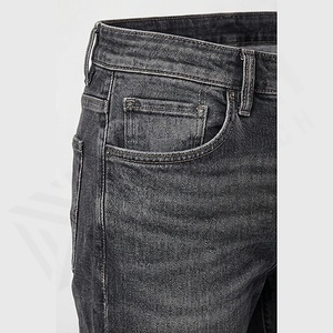 Men's Ripped Skinny Jeans 60% Cotton 28% Polyester 10% Viscose 2% Spandex Casual Custom <b>Funky</b> Denim Trousers Customized Color - Product Image 5