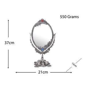 Rayasthani-Colgante de Metal plateado para mujer, accesorio Vintage, antiguo, elegante, decorativo, multiusos, plegable, portátil, Magn - Product Image 2