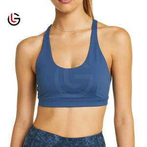 Sujetador deportivo sin costuras de calidad superior para mujer Spandex Nylon transpirable y cómodo - Product Image 2