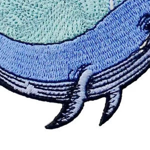 Patch brodé en tissu sergé, vente chaude, logo de designer, transfert thermique, broderie tissée, étiquette, patch brodé - Product Image 2