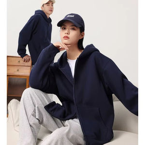 Hot 500 GSM Thick Cotton <b>Sherpa</b> Hip Hop Streetwear Hoodie Heavy Weight New Solid Autumn Winter Casual Custom Unisex <b>Hoodies</b> - Product Image 1