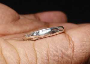 Anillos hechos a mano martillados texturizados de gran venta a bajo precio, anillo hecho a mano de Plata de Ley 925, regalo para todos los anillos - Product Image 4