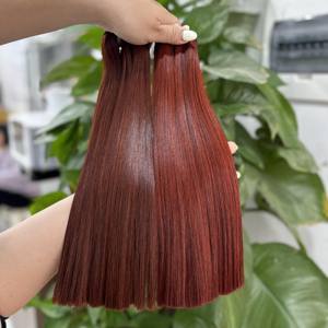 Venta al por mayor 12A Grado Super Doble Suave Sedoso Vietnamita Remy Piel Trama Hueso Recto Pre-Bonded Tape Ins Barato Libre de químicos - Product Image 6