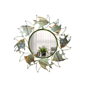 Miroir mural floral de décoration de mariage moderne pour la maison miroir mural en métal de la plus grande qualité art mural pour Offre Spéciale - Product Image 4