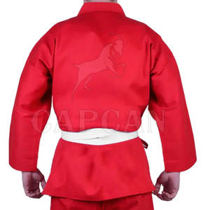 Derniers uniformes BJJ GI 100% coton pour hommes Uniforme d'arts martiaux de combat de karaté avec logo personnalisé - Product Image 6