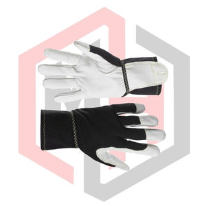 ถุงมือเชื่อม สีขาวดำ สำหรับงานเชื่อม TIG/MIG  เสริมความแข็งแรงบริเวณฝ่ามือ ป้องกันไฟฟ้าสถิต ทนต่อการฉีกขาด  ปลายแขนตรง  ไม่มีแป้งซิลิโคน  ทำจากหนัง  11 ออนซ์ - Product Image 6