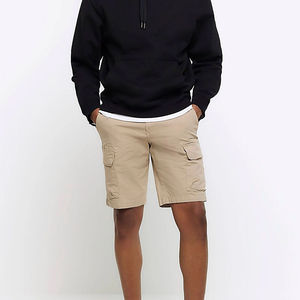 Shorts cargo décontractés pour hommes légers, au-dessus du genou, respirants, séchage rapide, tendance streetwear, couleurs personnalisées, durables, prix économique - Product Image 3