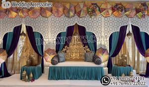 Decoración de escenario para bodas, escenario tradicional para bodas, gran boda, Tamil, Malasia - Product Image 3