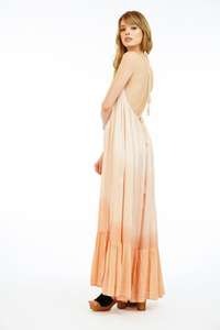 Vestido largo sin mangas estilo rayón TieDye sin esfuerzo para mujer, ropa de playa de verano y vestido informal para salidas - Product Image 3