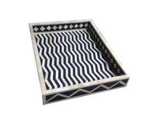 ถาดรองกระดูกสีเขียวและสีขาวดีไซน์หรูหรา2025สีดำและสีขาว - Product Image 5