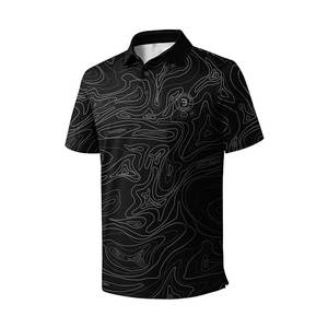 เสื้อโปโลกอล์ฟผู้ชาย แห้งเร็ว ผ้าสเตรช ใส่สบาย เสื้อโปโลกอล์ฟ ชุดกีฬากลางแจ้ง - Product Image 1